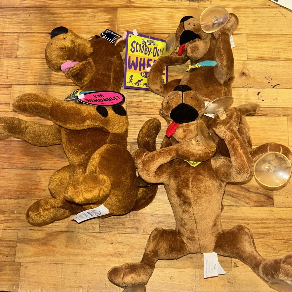 Vintage Scooby-Doo And The Witch's Ghost 12" Bendable Plush Applause 90s Lot P3